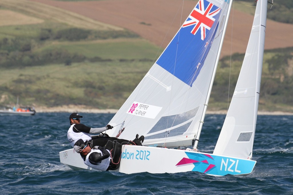 July 28, 2012 Star Two Man keelboat _ Hamish Pepper and Jim Turner NZL - photo © Richard Gladwell www.photosport.co.nz